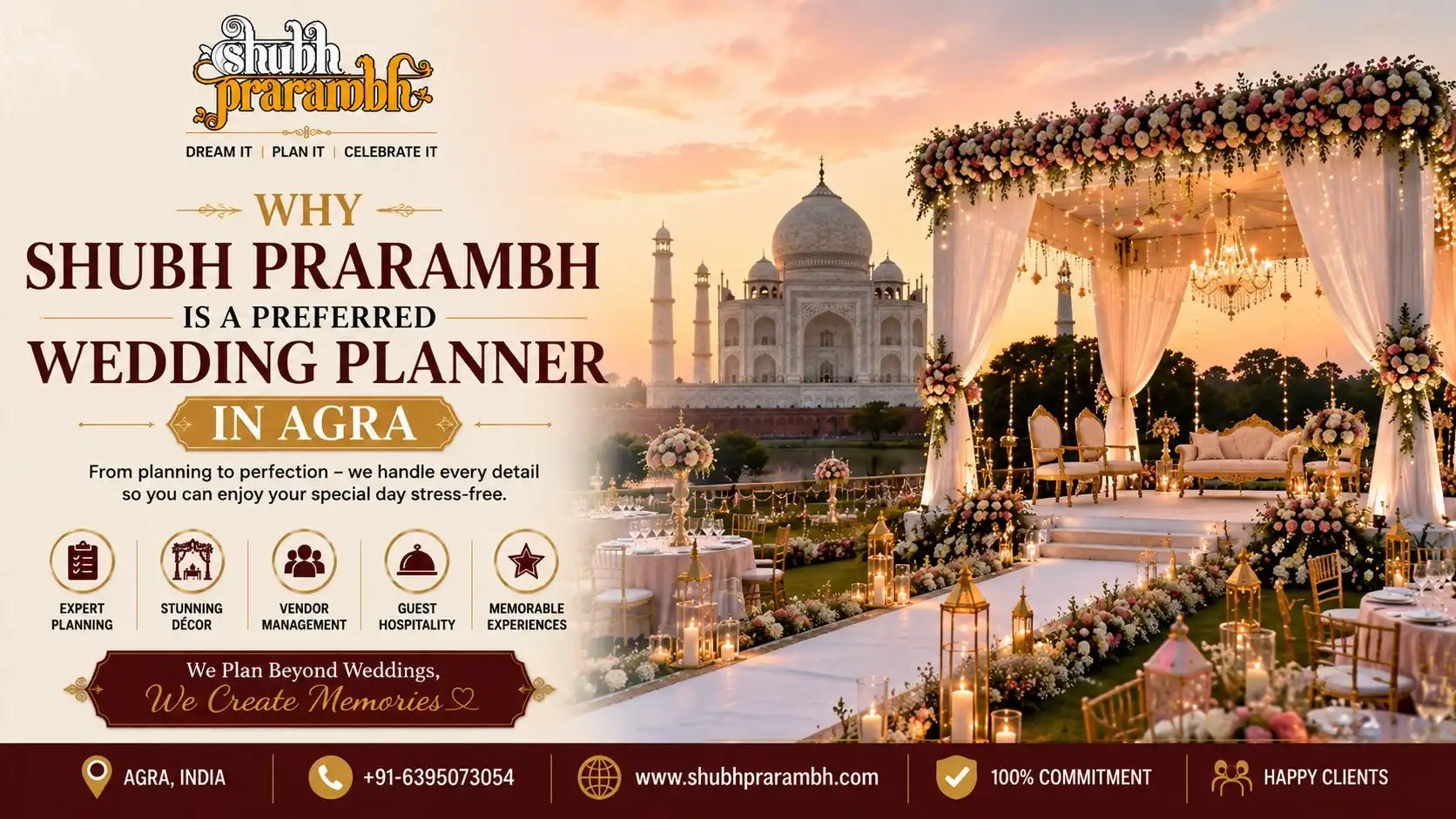 Why Shubh Prarambh Is a Preferred Wedding Planner in Agra