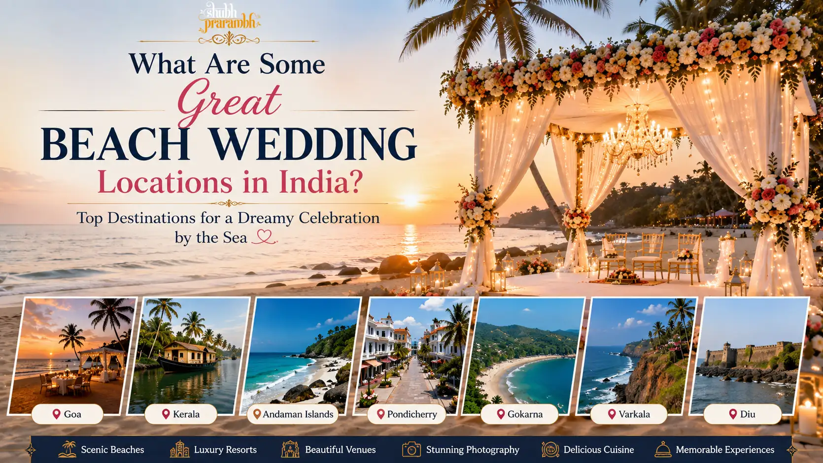 What Are Some Great Beach Wedding Locations in India?