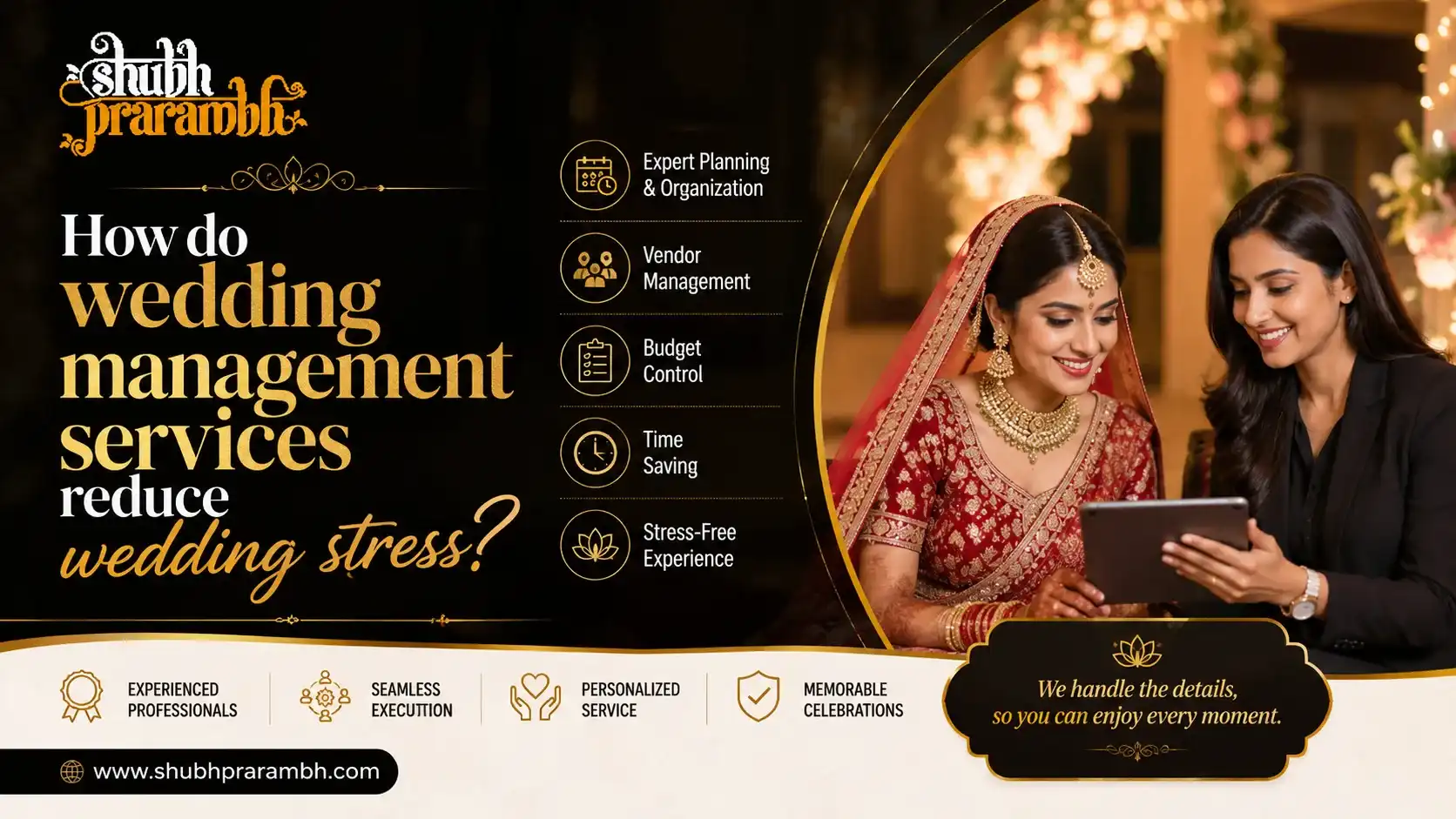 How Do Wedding Management Services Reduce Wedding Stress?