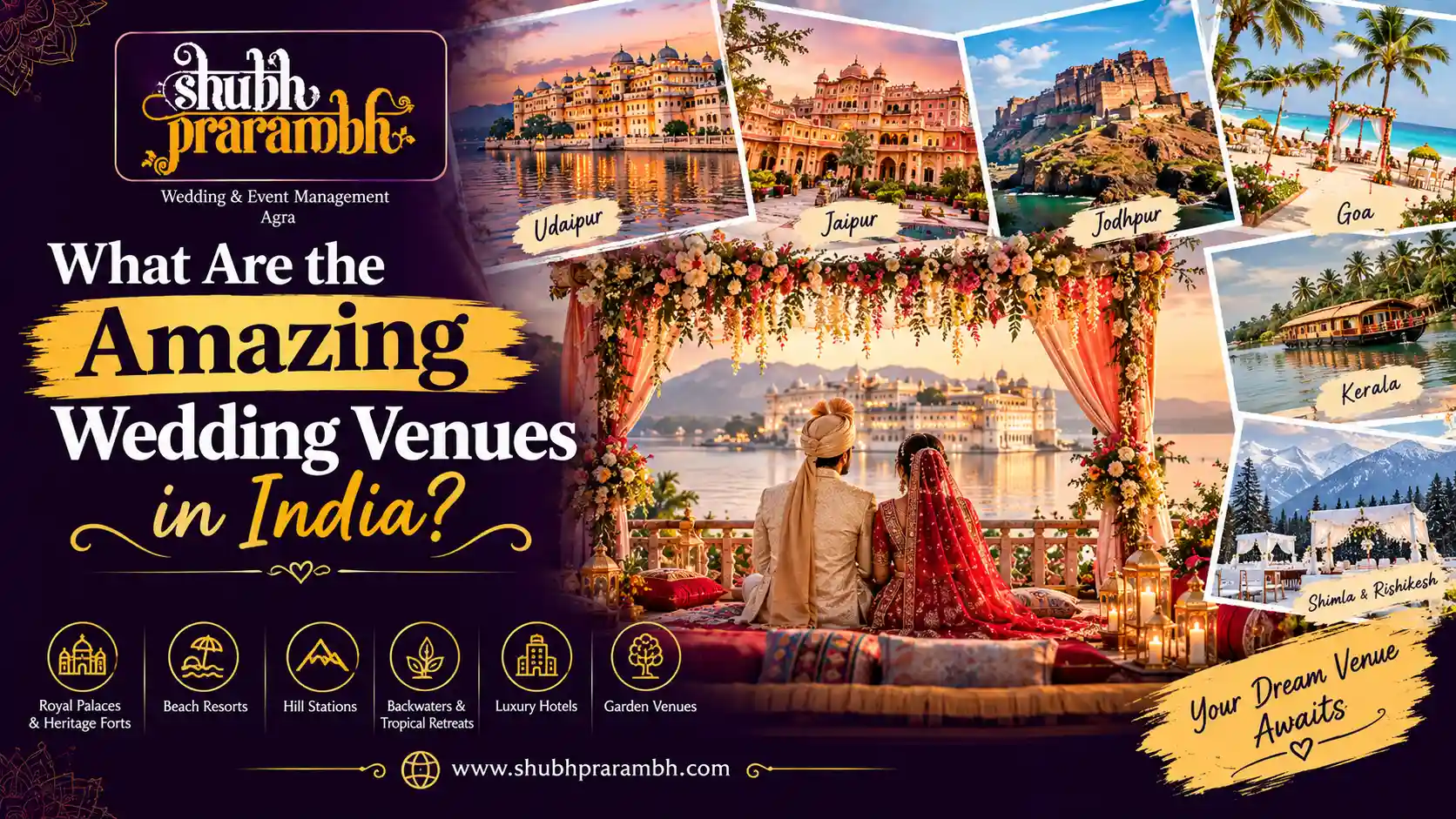 What Are the Amazing Wedding Venues in India?